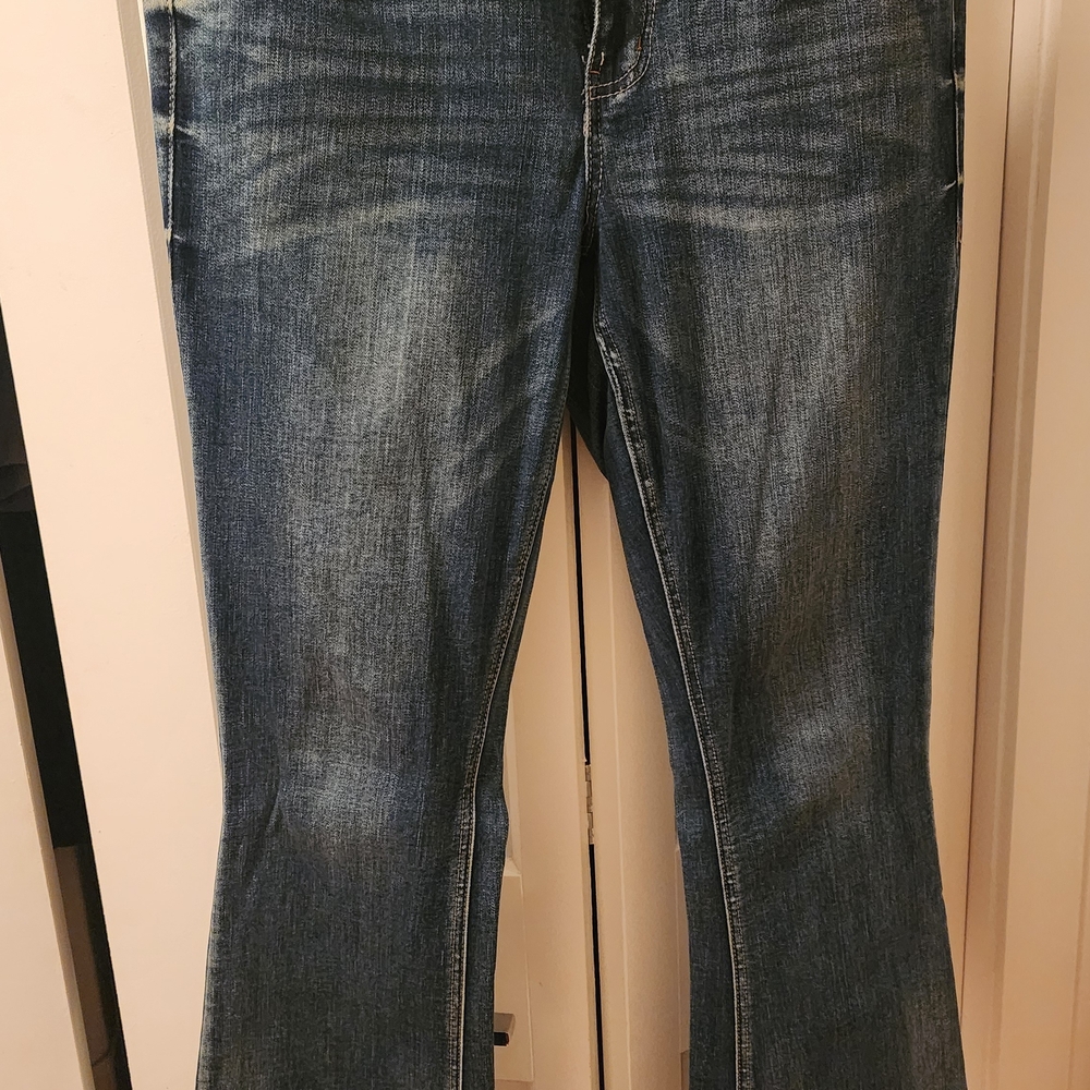Seven7 Dark Blue Flare Jeans